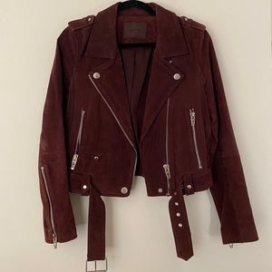 Blank NYC Suede Moto Jacket - Size Medium